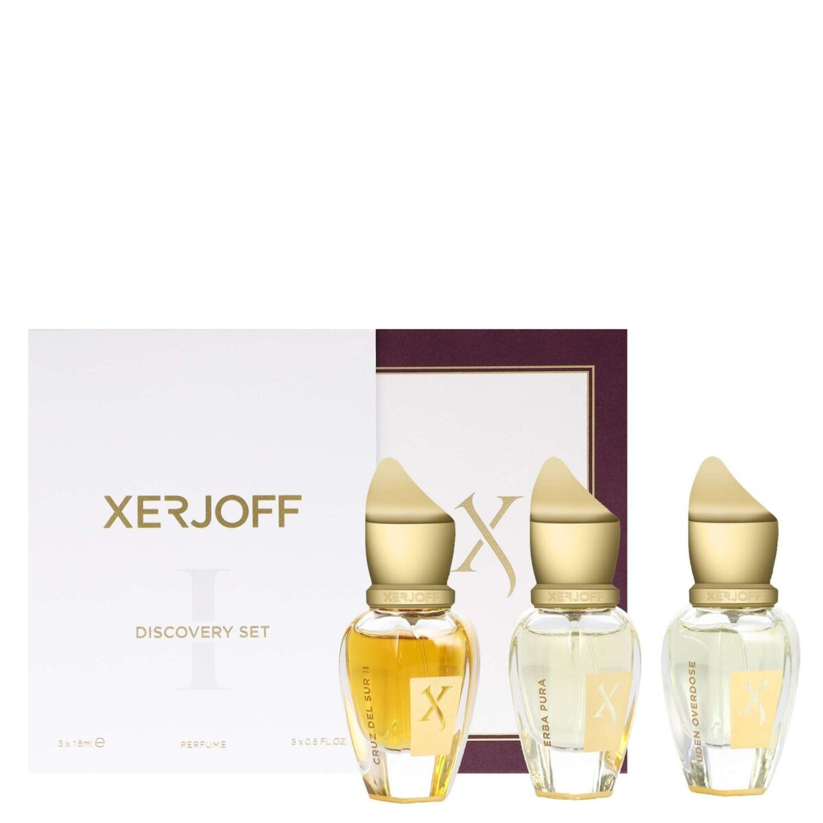 COFFRET CRUZ DEL SUR 2  PARFUM + ERBA PURE  + UDEN OVERDOSE 15 ML *3 – Image 2